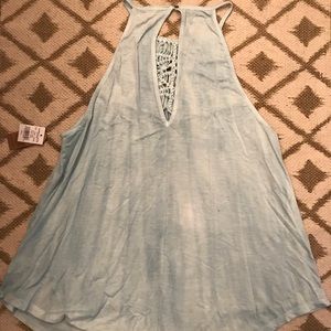 American Eagle Light Blue Halter top Soft and Sexy